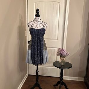 Free People Strapless Bohemian dress!